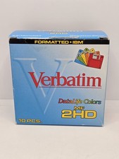 Verbatim DataLife Colors 3.5" MF 2HD Microdisks 90mm 10 Pack Pre-Formatted IBM H