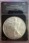 2007 Uncirculated American Eagle Silver Dollar