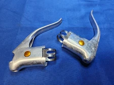Vintage Dia Compe Brake Levers Gold Dot Non Aero Drop Bar 1976 No Hoods Stops