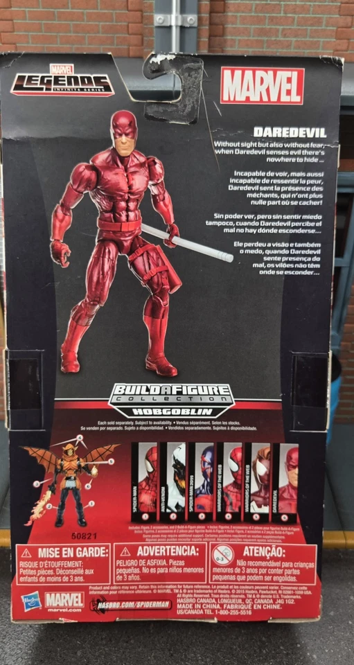 Figura de acción Marvel Legends Daredevil Mart Murdock Hobgoblin BAF 6" NUEVA EN CAJA Foto 3 de 3