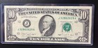 Ten Dollar Bill $10 1990 Older Note J32862629A Miscut Error sb2-26 — photo 9