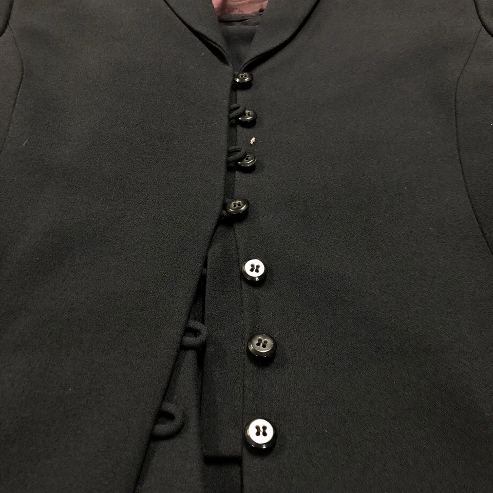 Traje Falda Para Mujer Valerie Stevens Petite Negro 2 piezas Talla 12P Rayón Poliéster De Colección Foto 2 de 4