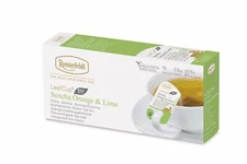 Ronnefeldt Leafcup® Sencha Orange & Lime BIO. 15 Green tea Bags. Made in Germany