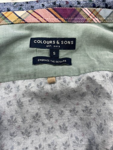 Colours & Sons Mens Shirt Small Blue (SHP) - Picture 7 of 11