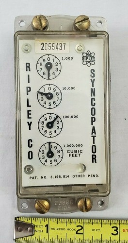 VINTAGE Ripley Company USA Watt-heure Meter "Syncopator" #2055437 - Photo 8/9
