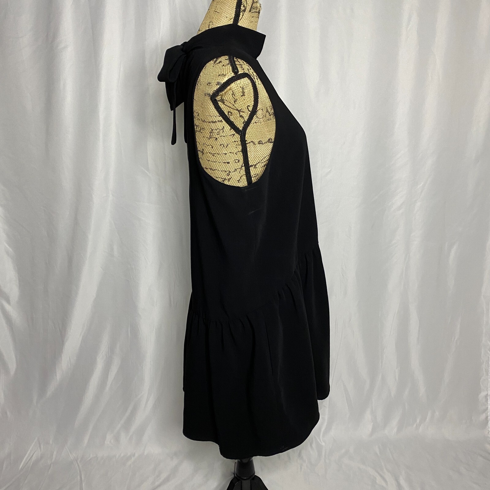 Elizabeth and James Trisha Dress L Black Sleevele… - image 4