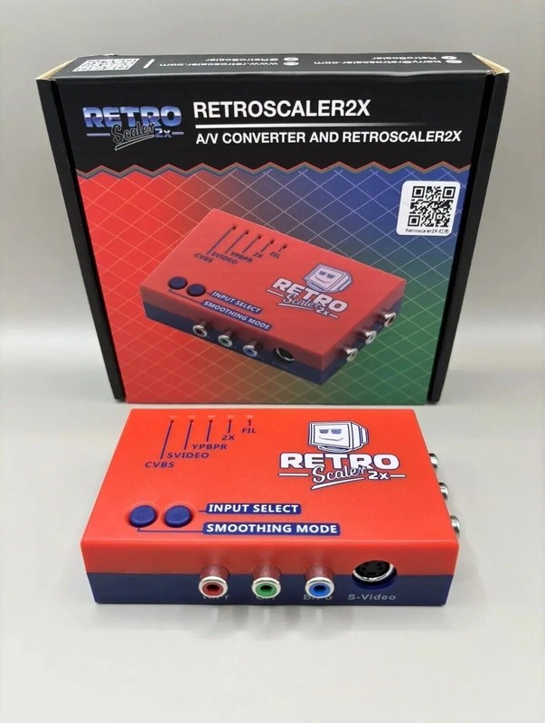 RetroScaler2x AV to HDMI Up-Scaler Retro Adapter Game HDMI Compatible Converter