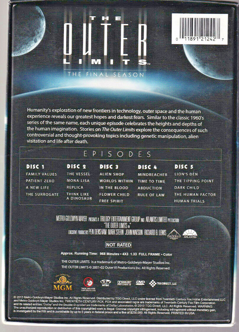 その他 Outer Limits: Final Season [DVD] Amazon.co.jp: Outer Limits: Final Season [DVD] : DVD