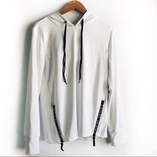 NEW Bebe Sport hooded sweatshirt front zippers