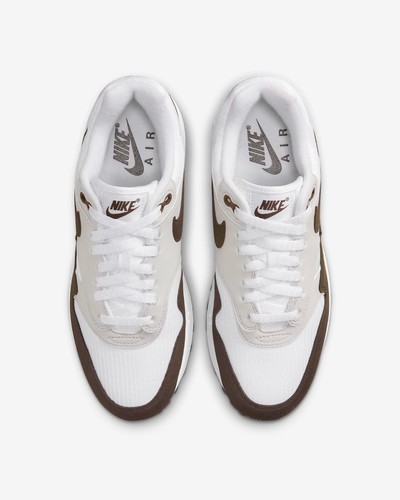 Nike Women's Air Max 1 Sneakers Neutral Gray/Baroque Brown DZ2628-004 US 4-11 - Picture 4 of 8