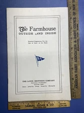 Rare Antique 1914 Lowe Brothers The Farmhouse Inside & Out Use Of Paint On Farm
