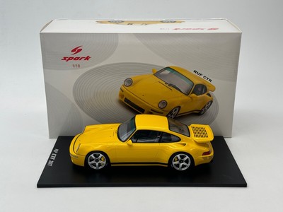 PORSCHE 911 964 RUF CTR YELLOW BIRD 2017 1/18 SPARK 18S255 RED BRAND NEW