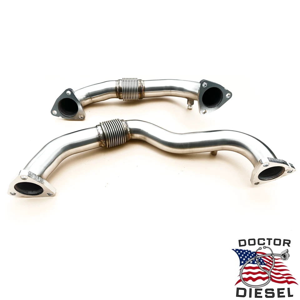 Tubos de acero inoxidable de pared gruesa de alta resistencia para Ford Powerstroke 2008-2010 6,4 L Foto 3 de 3