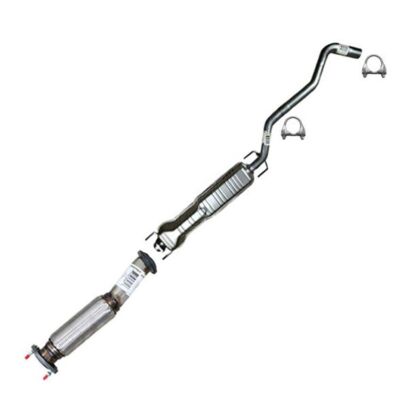 Stainless Steel Front Pipe Center Muffler Exhaust Kit fits: 99-09 Saab 9-5 2.3L
