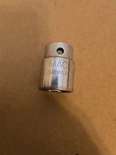 Mac Tools Sabina 1/2" Drive 3/4" 6PT Shallow Chrome Socket Worn V246