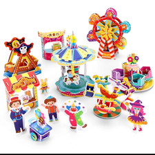 3D Puzzle for kids learning toy game Easter busket sttuffer craft 6 7 8 9 