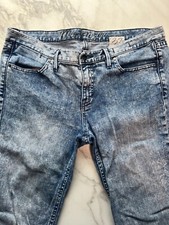 Madewell 37s Women's Jeans Blue Acid Wash 30x32 Slim Leg