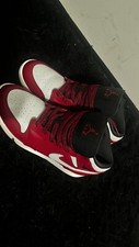 NIKE Kid's Gym Red/Black/White Air Jordan 1 Mid BG Chicago 554725-605 NEW