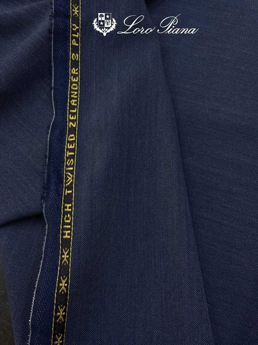Loro Piana New Zealand merino wool スラックス Loro Piana Light Grey Wool & Elastane Twill Trousers