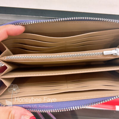 NWT Coach Long Zip Around Wallet With Checkerboard Print CR622 | eBay