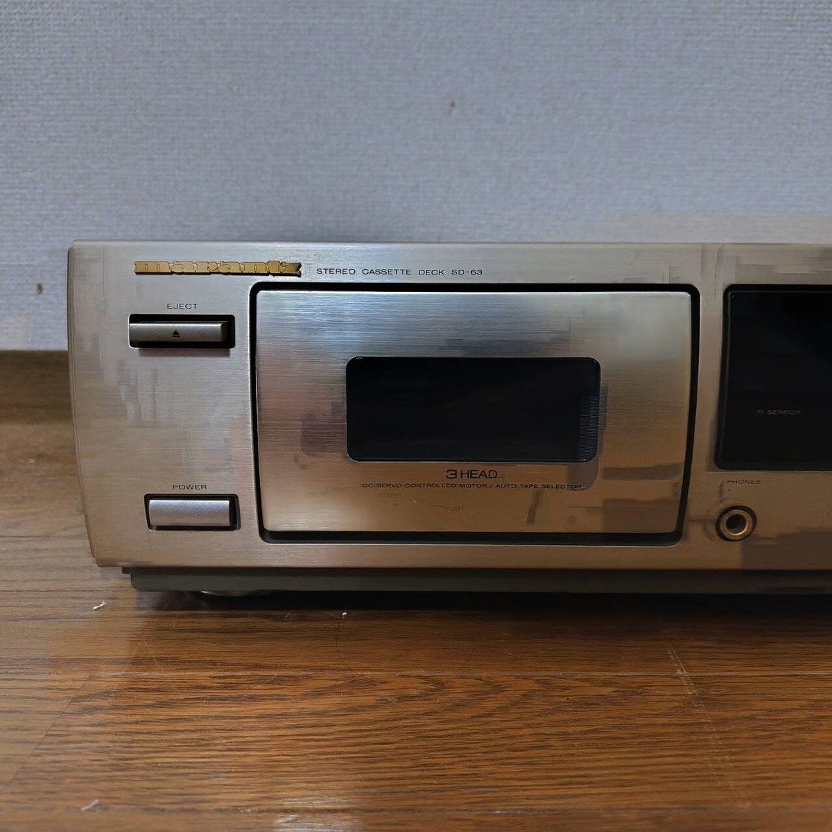 MARANTZ SD-63 Three Head Cassette Tape Deck Confirmed
