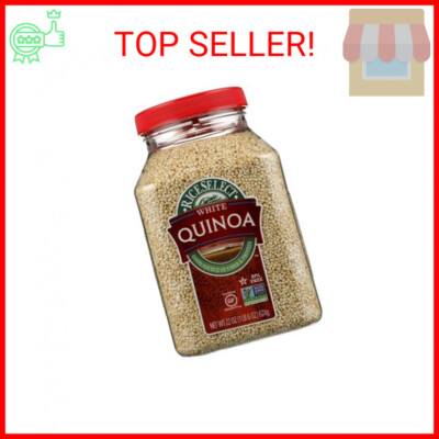 RiceSelect White Quinoa, Premium Gluten-Free Seed, Star-K Kosher, and Non-GMO Qu