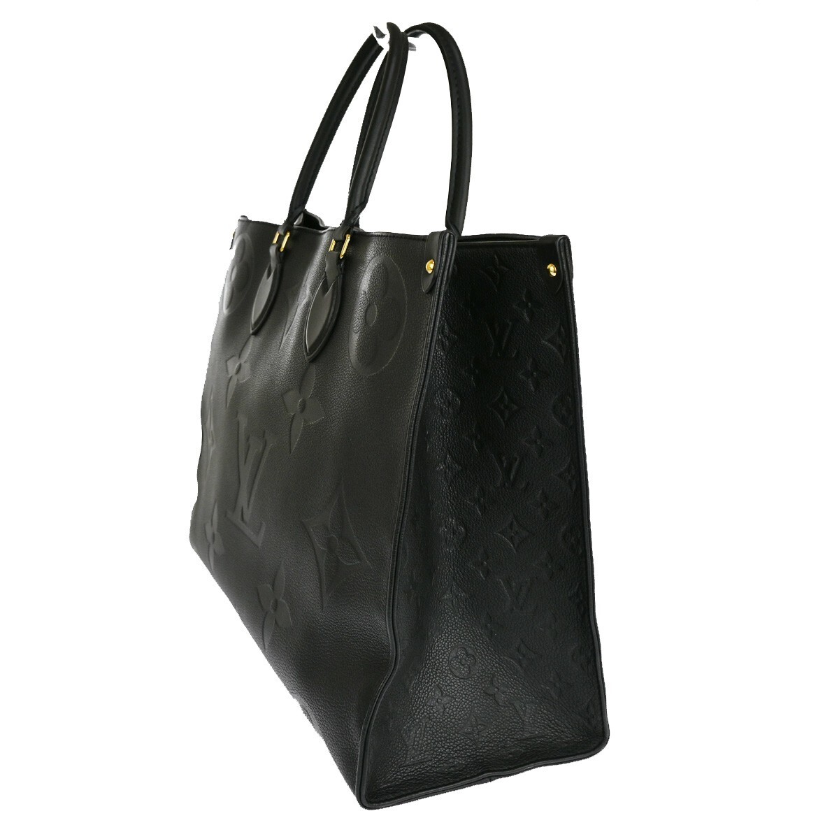 LOUIS VUITTON Onthego GM 2Way Hand Bag Monogram Empreinte Black 
