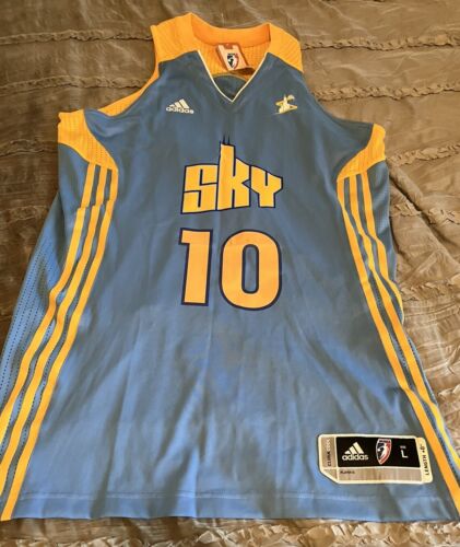 EPIPHANNY PRINCE Chicago Sky WNBA Basketball ADIDAS Blue LARGE Jersey 2011 New
