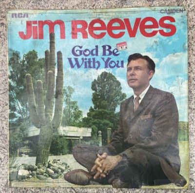 Jim Reeves God Be With You Vintage 1971 Rca Record cds1092 stereo vinyl 