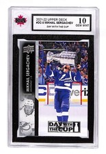 2021-22 UD Day With the Cup #DC5 Mikhail Sergachev | KSA GRADED GEM MINT 10