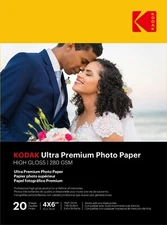 Kodak photo paper 4 x 6 glossy, 100 count 104 lb - 280 g/m (41178-9891178)
