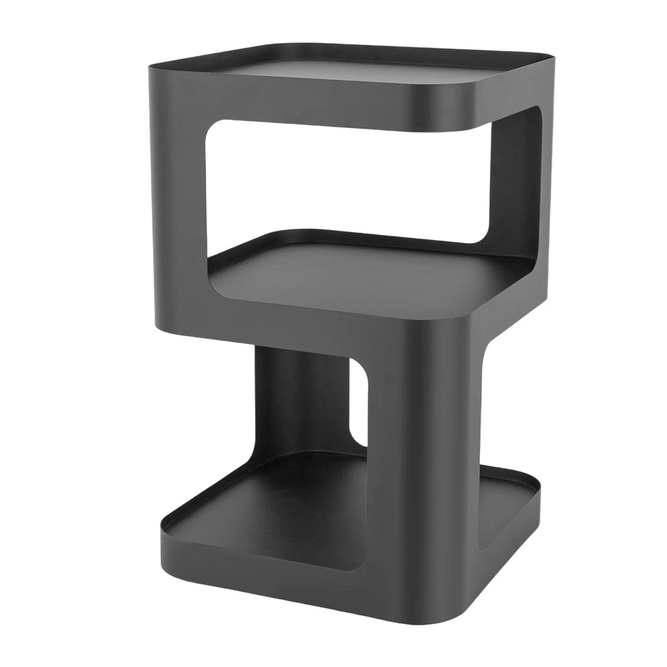 3-tier Side Table Coffee Table Sofa Bedside Table Storage Organizer Space Saving - Image 3 of 4