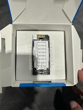 Lutron HQRD-H6BRL-WH HomeWorks QS RF Hybrid seeTouch 6 Button Keypad