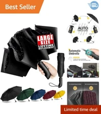 Automatic Reverse Folding Umbrella - Compact 13-Inch Size for Travelers