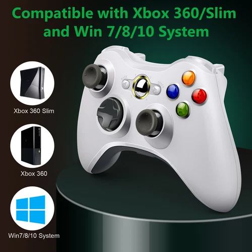 Wireless Controller For Microsoft Xbox 360/ 360Slim/ 360E for Windows 11/10/8/7 - Picture 14 of 36