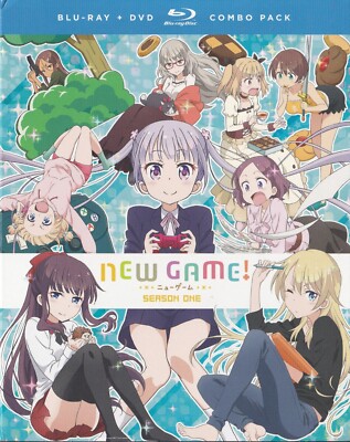 New Game! Staffel 1 Blu-ray DVD 4-Disc Set 2017 Neu