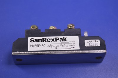 SanRex Power Thyristor/Diode Module It(RMS)=86A P/N: PK55F