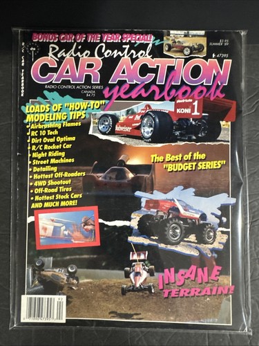 Radio Control CAR ACTION MAGAZINE • SUMMER 1989 • RC • EXCELLENT • 80s RC-24