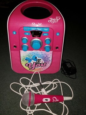 Jojo Siwa Karaoke Machine Cd Player Radio With Microphone Bluetooth Ebay