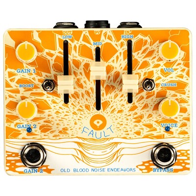 Old Blood Noise Endeavors Fault V2 Overdrive + Distortion Effect Pedal - New
