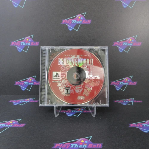 Broken Sword II The Smoking Mirror PS1 PlayStation 1 - 1 Year Warranty Game &..