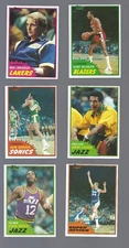 1981-82 TOPPS BASKETBALL  WEST COMPLETE YOUR SET COMMONS MINOR STARS PICK FOUR