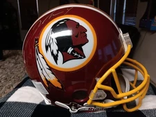 Clinton Portis Signed Riddell Authentic Full Size Helmet Tri Star Authentication