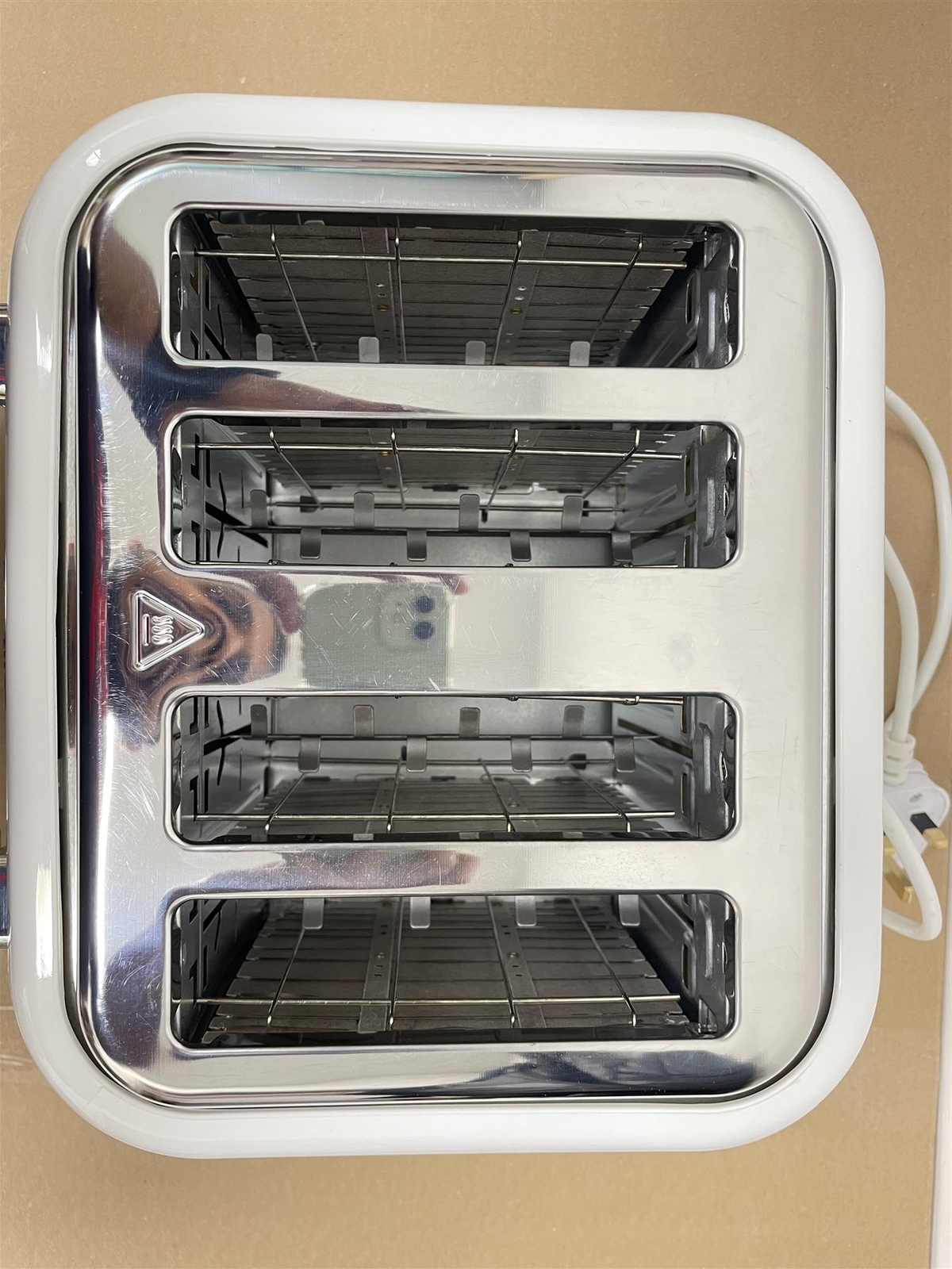 Breville Toaster VTT911 Curve 4 Slice Electric 9 settings classy White