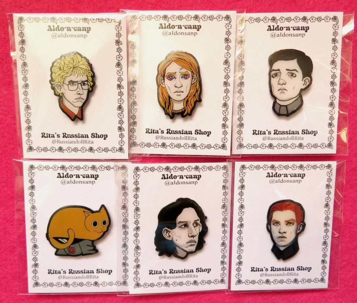 Star Wars Kylo Ren General Hux KYLUX Mitaka Millicent Matt SNL Techie Pin  Badge | eBay