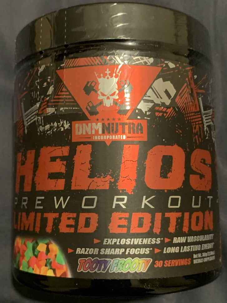 HELIOS Limited Edition Pre Workout by DNM Nutra Tooty Frooty eBay