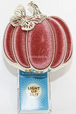 Bath & Body Works Wallflower Diffuser Unit Plug In Velvet Pumpkin Butterfly Gold