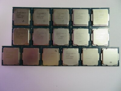 LOT OF 16 INTEL CORE i3 CPUs, 6TH/7TH/8TH/9TH/10TH GENERATIONS