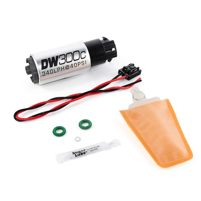DeatschWerks DW300C Fuel Pump 04+ Lotus Elise/Exige Set Up Kit Mounting Clips