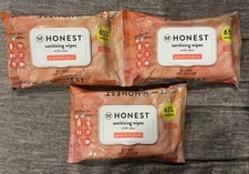 The Honest Company Alcohol Hand Sanitizing Wipes ~ grapefruit groove ~ 3 Packs
